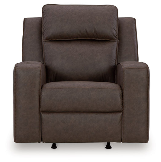 Lavenhorne - Rocker Recliner - Granite Rocker Chairs by Signature Design by Ashley® - Walls Furniture & Mattress