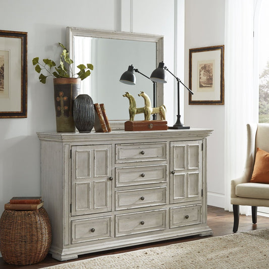 Big Valley - Dresser & Mirror Dresser & Mirror by Liberty Furniture - Walls Furniture & Mattress