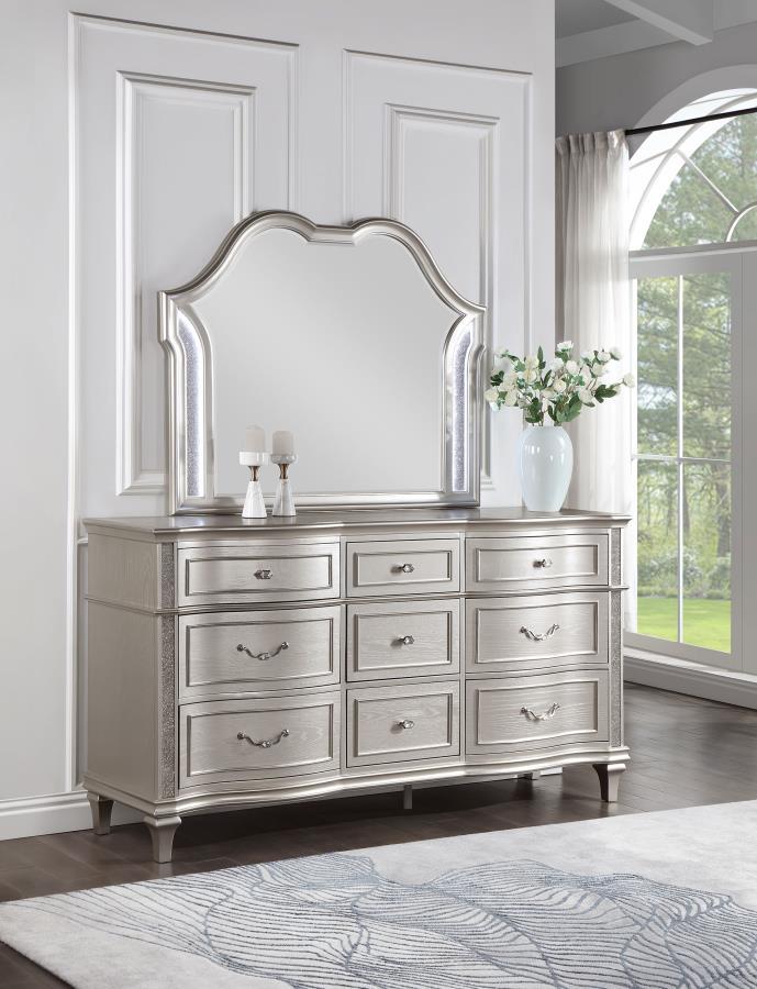 Evangeline - 9 - Drawer Dresser Dressers by CoasterElevations - Walls Furniture & Mattress