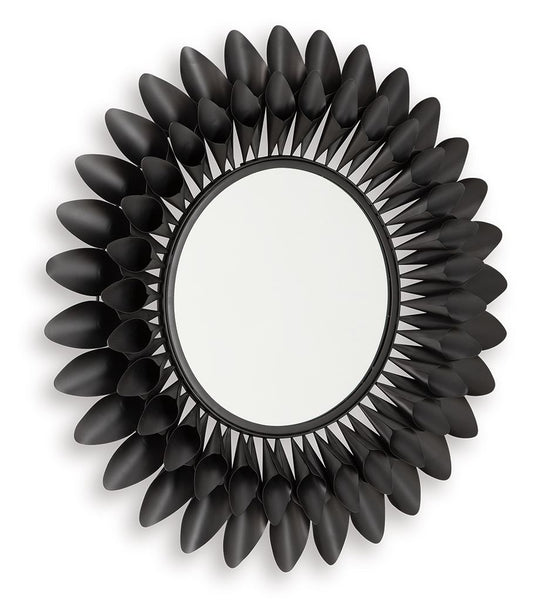 Ryenmour - Oil Rubbed Bronze Finish - Accent Mirror Accent Mirrors by Signature Design by Ashley® - Walls Furniture & Mattress