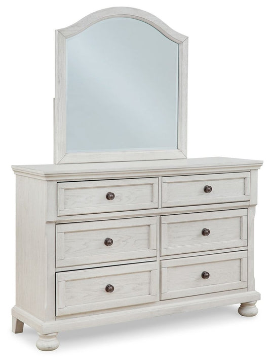 Robbinsdale - Dresser, Mirror - Youth - Antique White Dresser & Mirror by Signature Design by Ashley® - Walls Furniture & Mattress