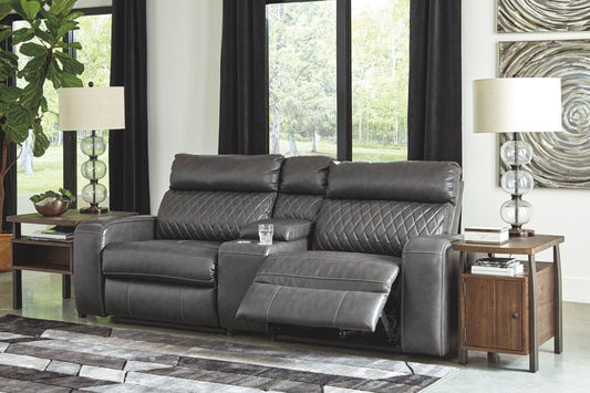 Samperstone - Power Reclining Sectional Reclining Sectionals by Signature Design by Ashley® - Walls Furniture & Mattress