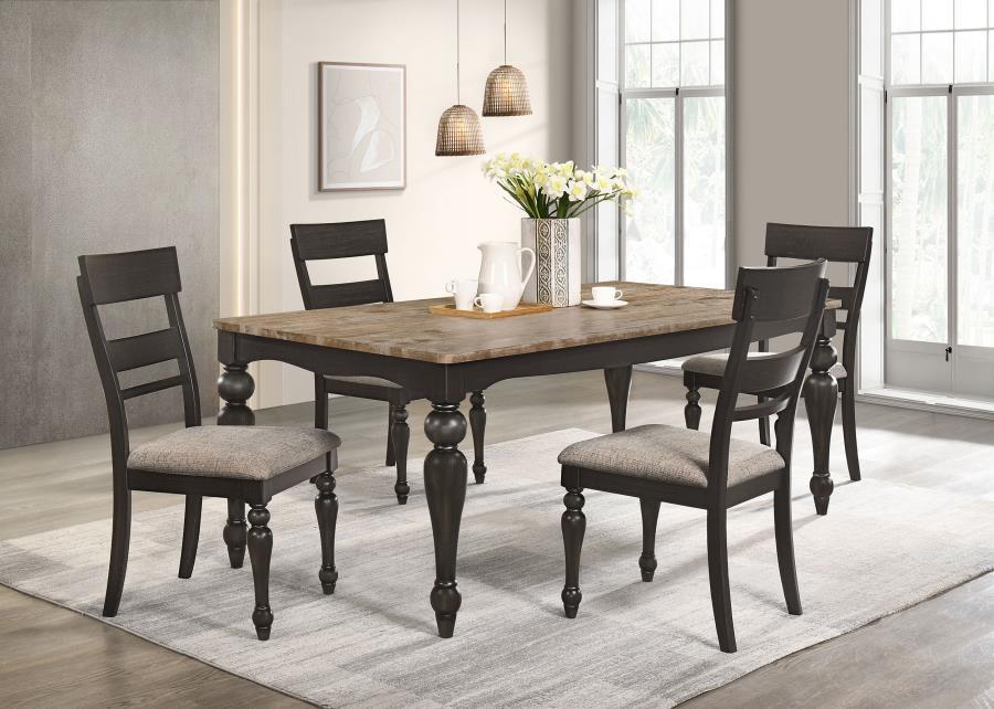 Bridget - Rectangular Dining Set 5 Piece Dining Room Sets by Coaster Fine Furniture - Walls Furniture & Mattress
