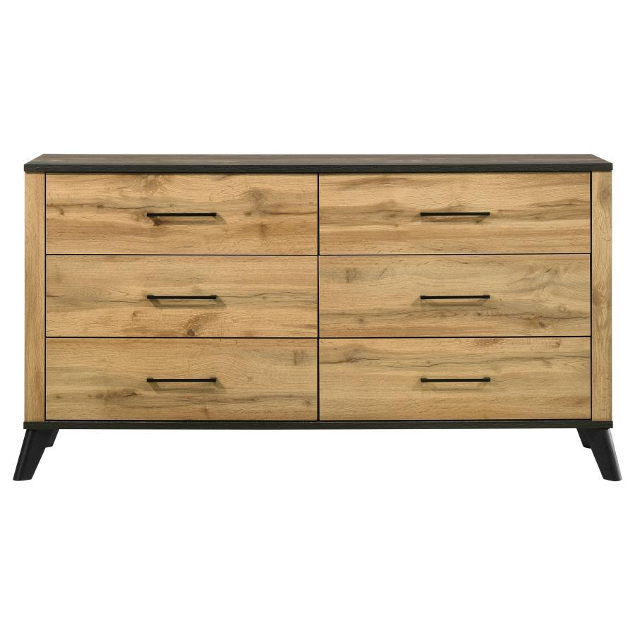 Kaywood - 6 - Drawer Dresser Cabinet Dressers by Coaster Fine Furniture - Walls Furniture & Mattress