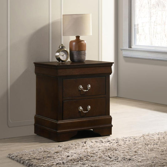 Louis Philippe - Two - drawer Nightstand Accent Nightstands by CoasterEveryday - Walls Furniture & Mattress