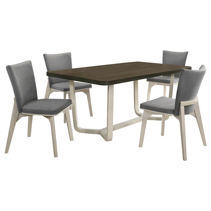 Biloxi - Rectangular Dining Set 5 Piece Dining Room Sets by Coaster Fine Furniture - Walls Furniture & Mattress