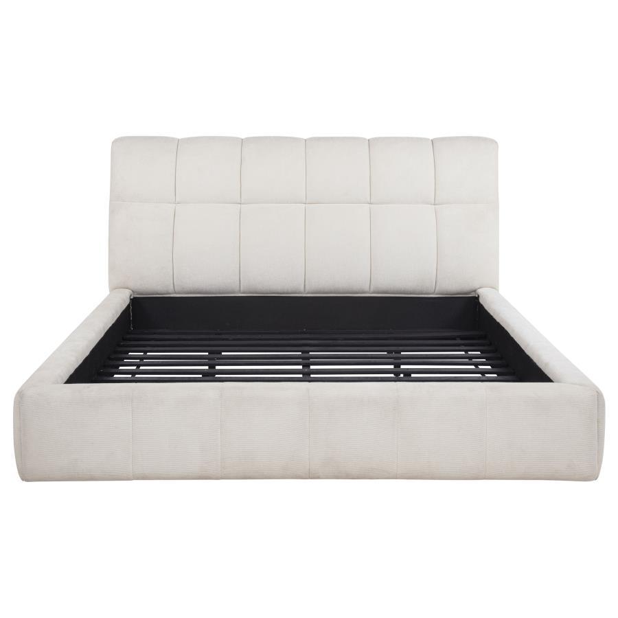 Nollet - Upholstered Platform Bed Upholstered Beds by Coaster Fine Furniture - Walls Furniture & Mattress