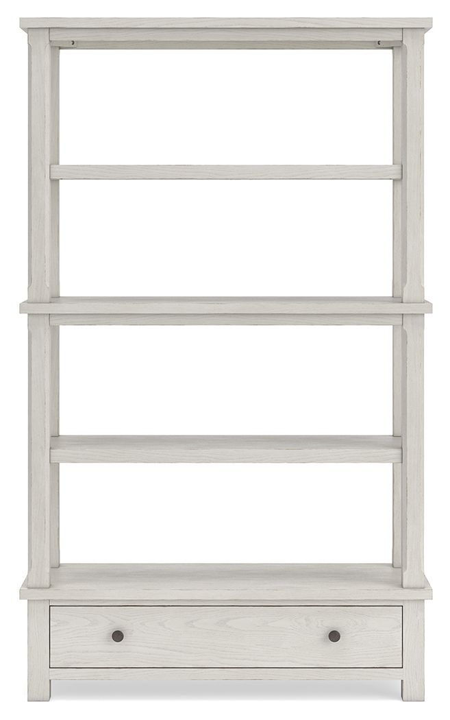 Robbinsdale - Bookcase - Antique White Standard Bookcases by Signature Design by Ashley® - Walls Furniture & Mattress