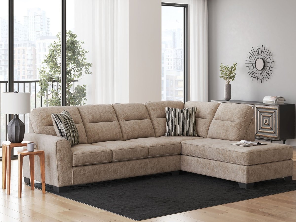 Olten - Sectional Stationary Sectionals by Benchcraft® - Walls Furniture & Mattress
