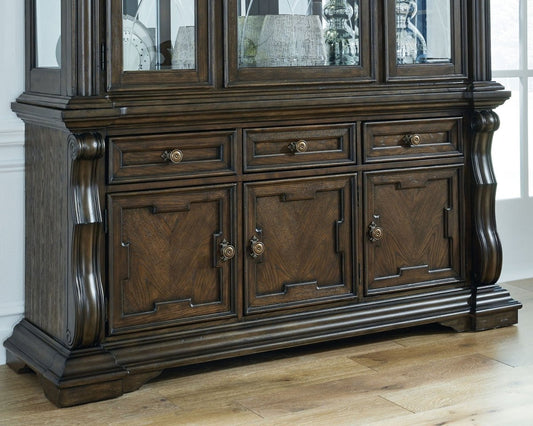 Maylee - Dining Room Buffet - Dark Brown Servers by Signature Design by Ashley® - Walls Furniture & Mattress