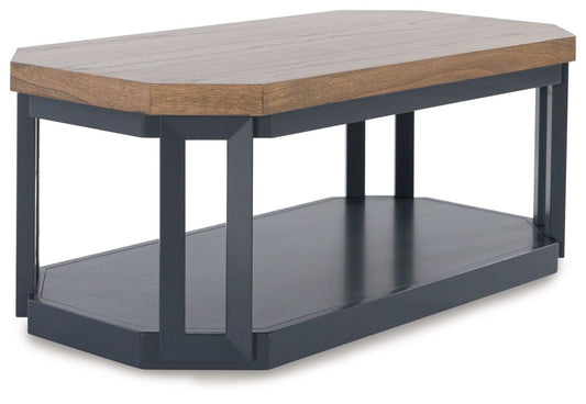 Landocken - Occasional Table Set (Set of 3) - Brown / Blue Table Sets by Signature Design by Ashley® - Walls Furniture & Mattress