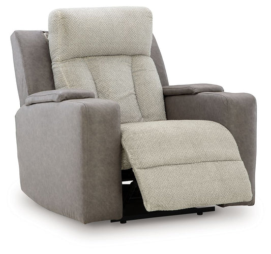 WhipLash - Power Recliner With Adj Headrest - Sisal Reclining Chairs by Signature Design by Ashley® - Walls Furniture & Mattress