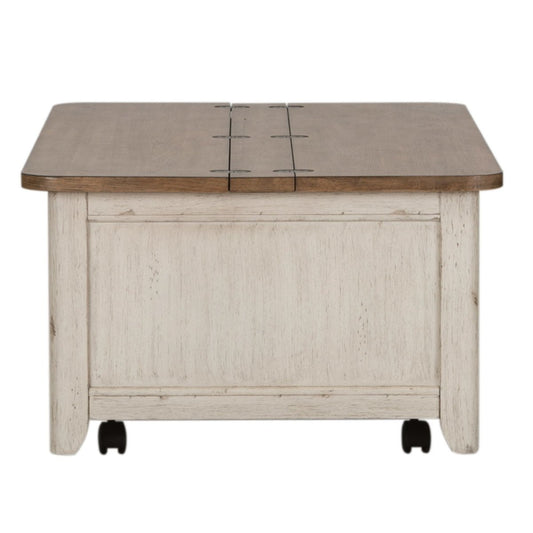 Farmhouse Reimagined - Storage Trunk - White Storage Trunks by Liberty Furniture - Walls Furniture & Mattress