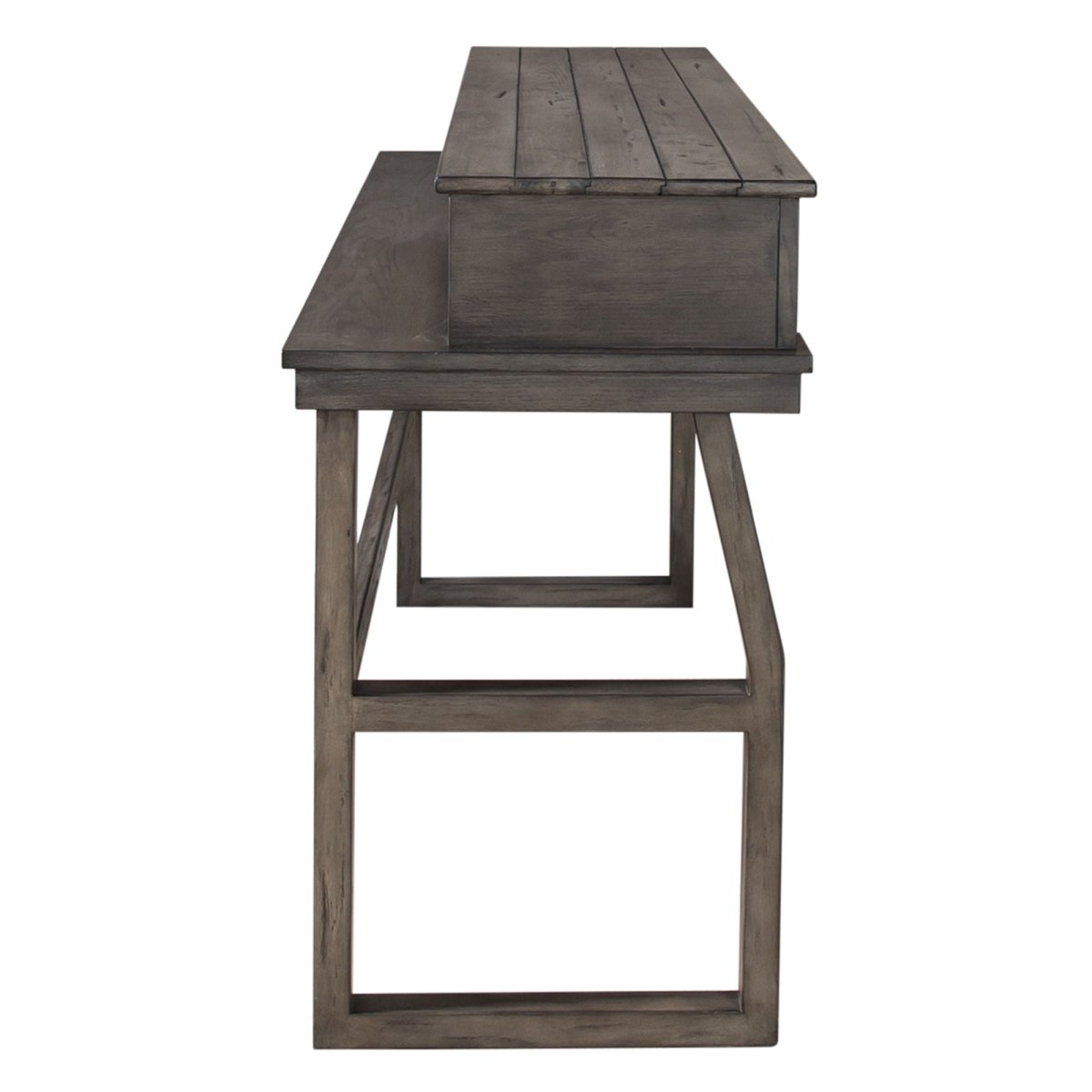 Hayden Way - Console Bar Table - Washed Gray Console Tables by Liberty Furniture - Walls Furniture & Mattress