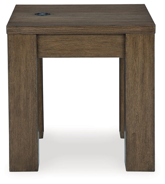 Rosswain - Square End Table - Warm Brown End Tables by Signature Design by Ashley® - Walls Furniture & Mattress