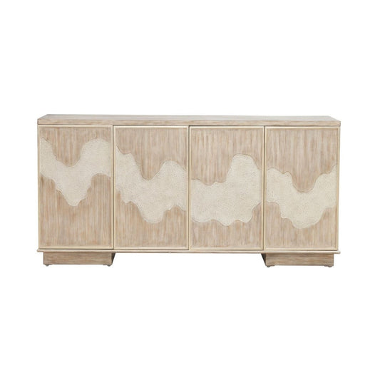 Terrace - 4 Door Accent Cabinet - Gray Accent Cabinets by Liberty Furniture - Walls Furniture & Mattress