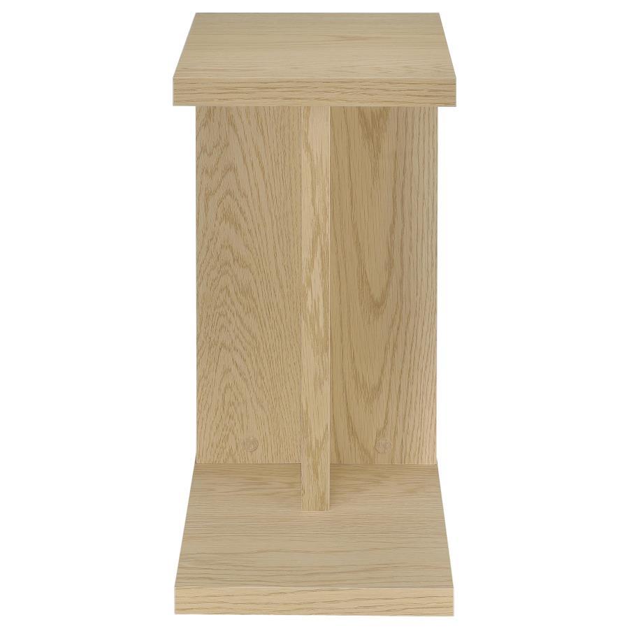Clower - Engineered Wood C - Shaped Sofa Side Table Side Tables by Coaster Fine Furniture - Walls Furniture & Mattress