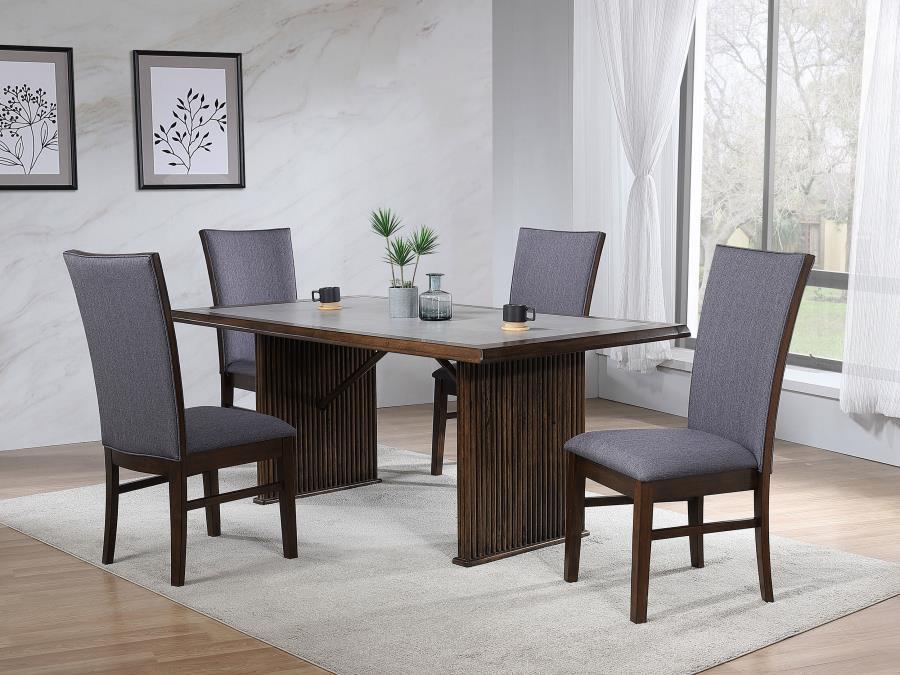 Sherwood - Rectangular Dining Table Set 5 Piece Dining Room Sets by Coaster Fine Furniture - Walls Furniture & Mattress
