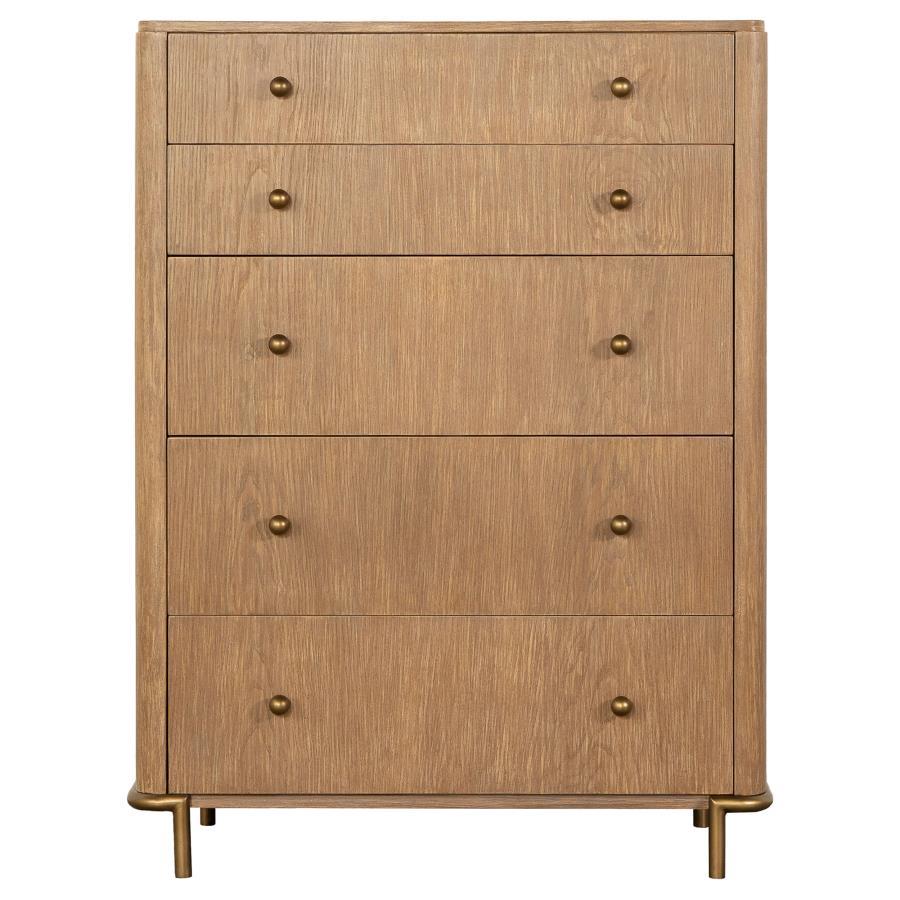 Arini - 5 - Drawer Bedroom Chest Accent Chests by CoasterElevations - Walls Furniture & Mattress