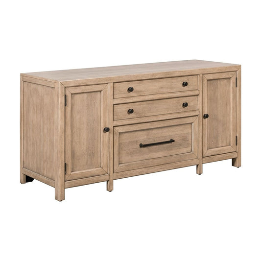 Proximity Place - Credenza - Barley Buff Credenzas by Liberty Furniture - Walls Furniture & Mattress