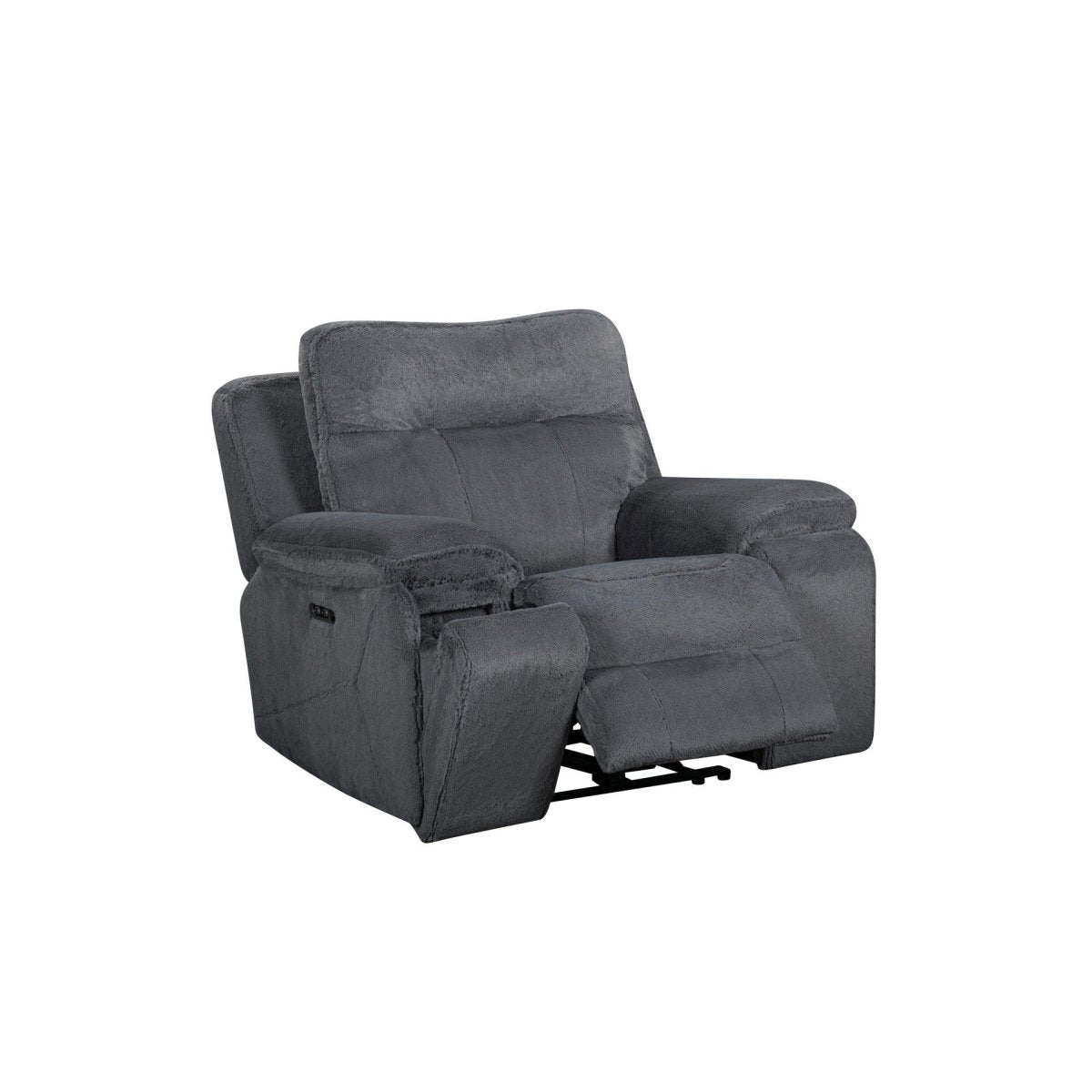 Teddy - Recliner With Power Headrest & Footrest - Gray Reclining Chairs by New Classic - Walls Furniture & Mattress