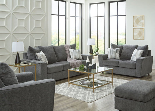 Stairatt - Living Room Set Stationary Chair & Ottoman by Signature Design by Ashley® - Walls Furniture & Mattress
