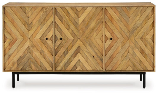 Cadewick - Accent Cabinet - Natural Accent Cabinets by Signature Design by Ashley® - Walls Furniture & Mattress