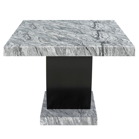 Lyra - Dining Table Top & Base - Gray Dining Tables by New Classic - Walls Furniture & Mattress