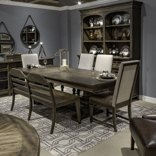Paradise Valley - Opt Trestle Table Set 5 Piece Dining Room Sets by Liberty Furniture - Walls Furniture & Mattress