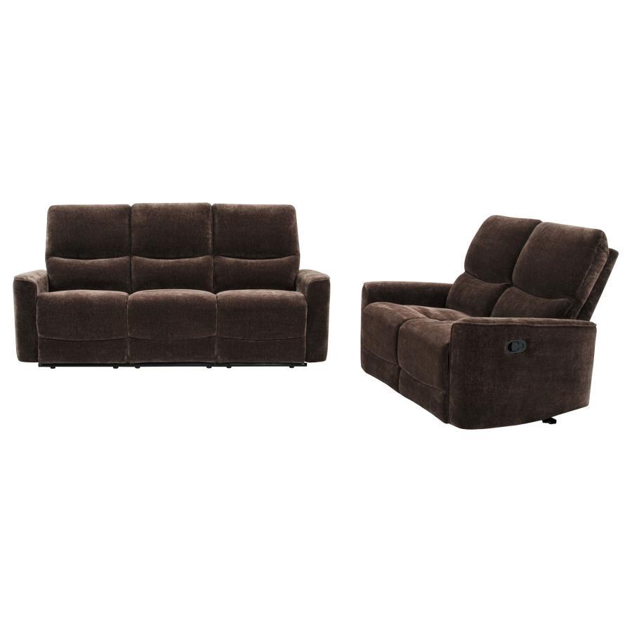 Navarro - Upholstered Reclining Sofa Set Reclining Sofas & Loveseats by Coaster Fine Furniture - Walls Furniture & Mattress