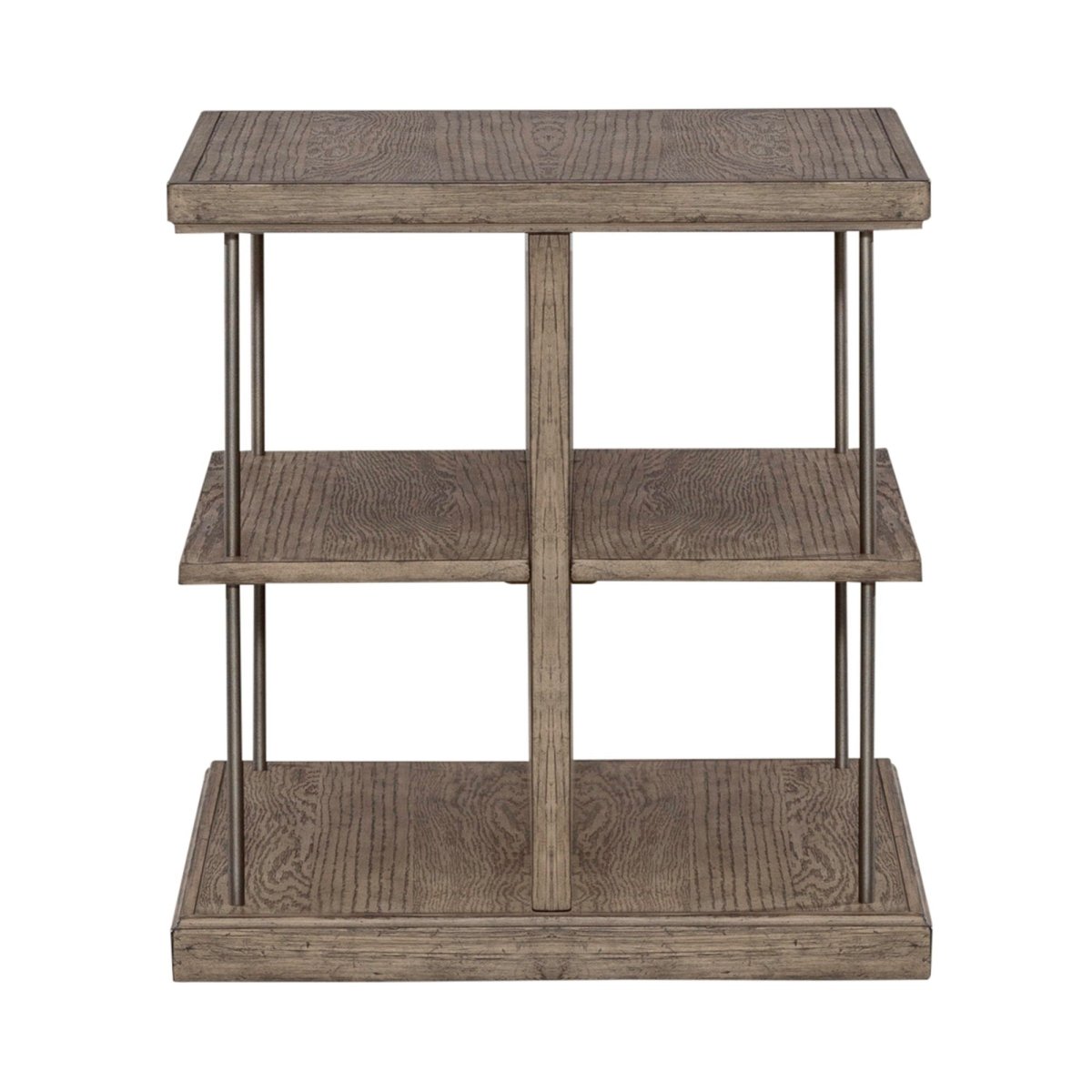 City Scape - End Table - Burnished Beige End Tables by Liberty Furniture - Walls Furniture & Mattress