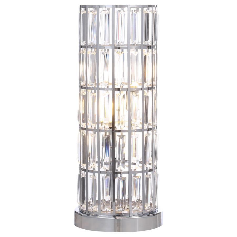 Wanda - Crystal Shade Bedside Table Lamp Table Lamps by Coaster Fine Furniture - Walls Furniture & Mattress