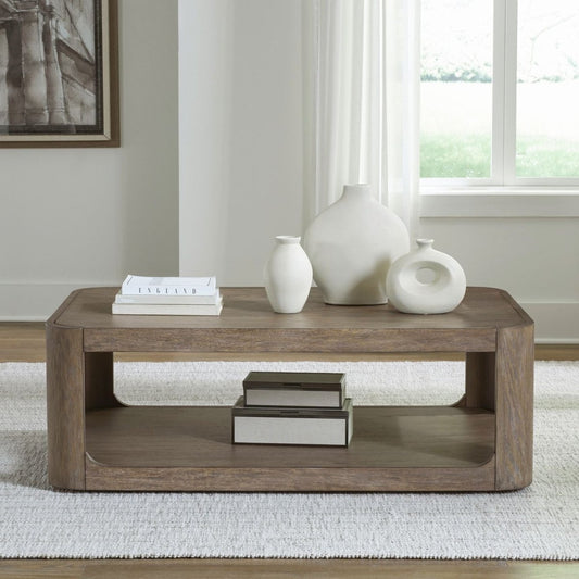 South Bend - Rectangular Cocktail Table - Brown Cocktail Tables by Liberty Furniture - Walls Furniture & Mattress