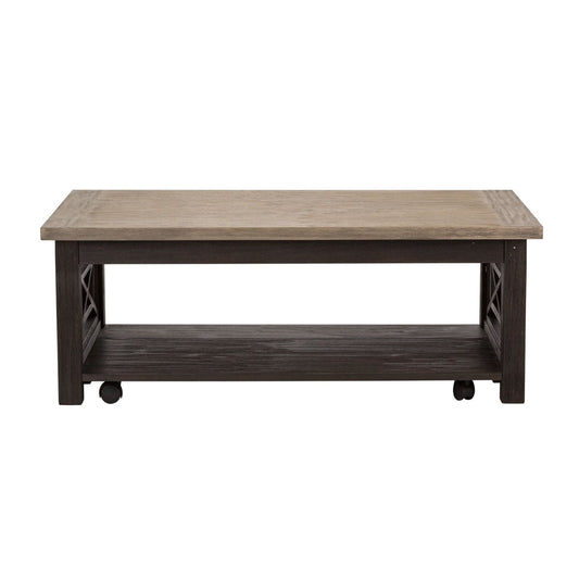 Heatherbrook - 3 Piece Table Set (1 Cocktail 2 End Tables) - Black Table Sets by Liberty Furniture - Walls Furniture & Mattress