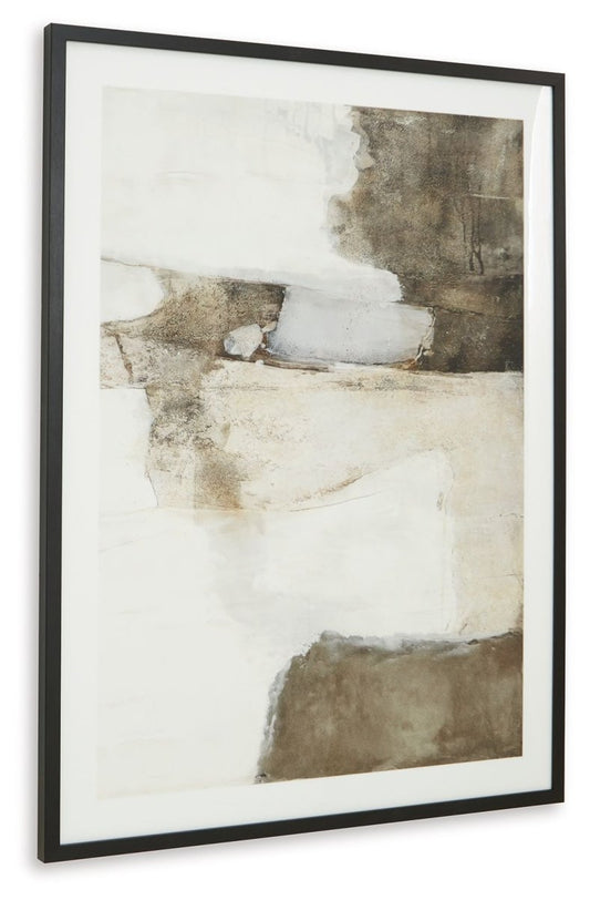 Aldricton - Wall Art - Brown / White Framed Prints by Signature Design by Ashley® - Walls Furniture & Mattress