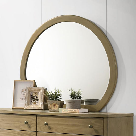 Granada - Dresser Mirror - Natural Pine Bedroom Mirrors by Coaster Fine Furniture - Walls Furniture & Mattress