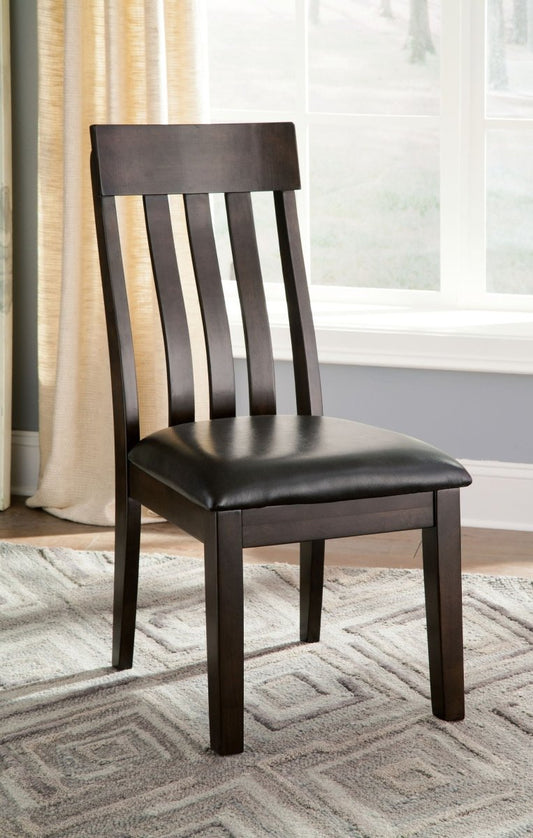 Haddigan - Dining UPH Side Chair (Set of 2) - Dark Brown Chair Sets by Signature Design by Ashley® - Walls Furniture & Mattress