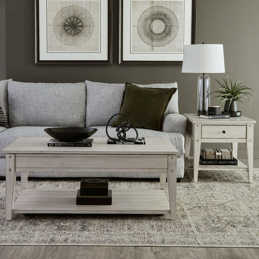 Lake House - Optional 3 Piece Set - White Table Sets by Liberty Furniture - Walls Furniture & Mattress