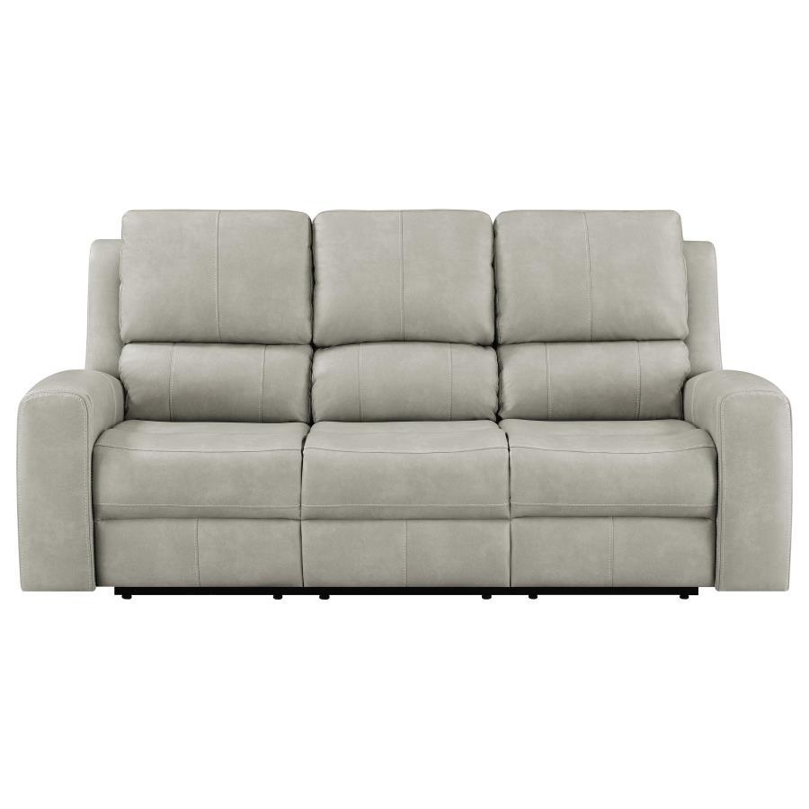 Brickston - Triple Power Reclining Sofa Reclining Sofas by Coaster Fine Furniture - Walls Furniture & Mattress