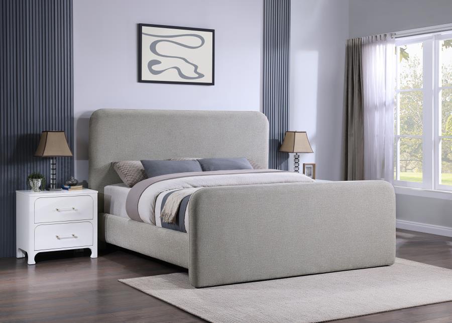 Wren - Upholstered Platform Bed Upholstered Beds by Coaster Fine Furniture - Walls Furniture & Mattress