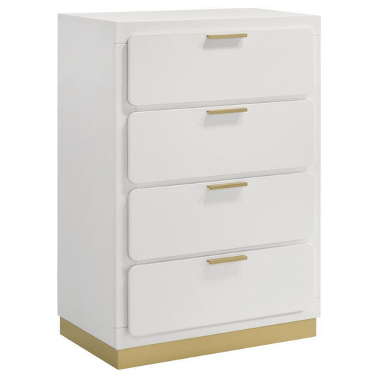 Caraway - 4 - Drawer Bedroom Chest Accent Chests by Coaster Fine Furniture - Walls Furniture & Mattress