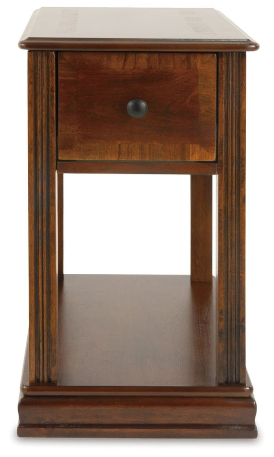 Breegin - Chair Side End Table - Removable Tray - Brown Chair Side Tables by Signature Design by Ashley® - Walls Furniture & Mattress
