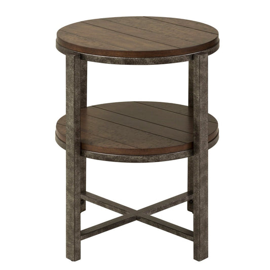 Breckinridge - Round End Table - Dark Brown End Tables by Liberty Furniture - Walls Furniture & Mattress