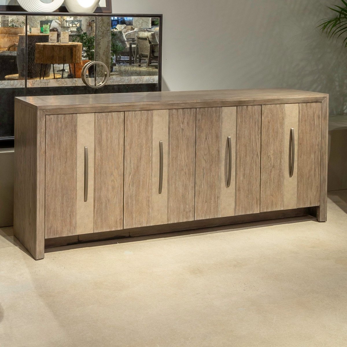 Lafayette - 4 Door Accent Cabinet - Light Brown Accent Cabinets by Liberty Furniture - Walls Furniture & Mattress
