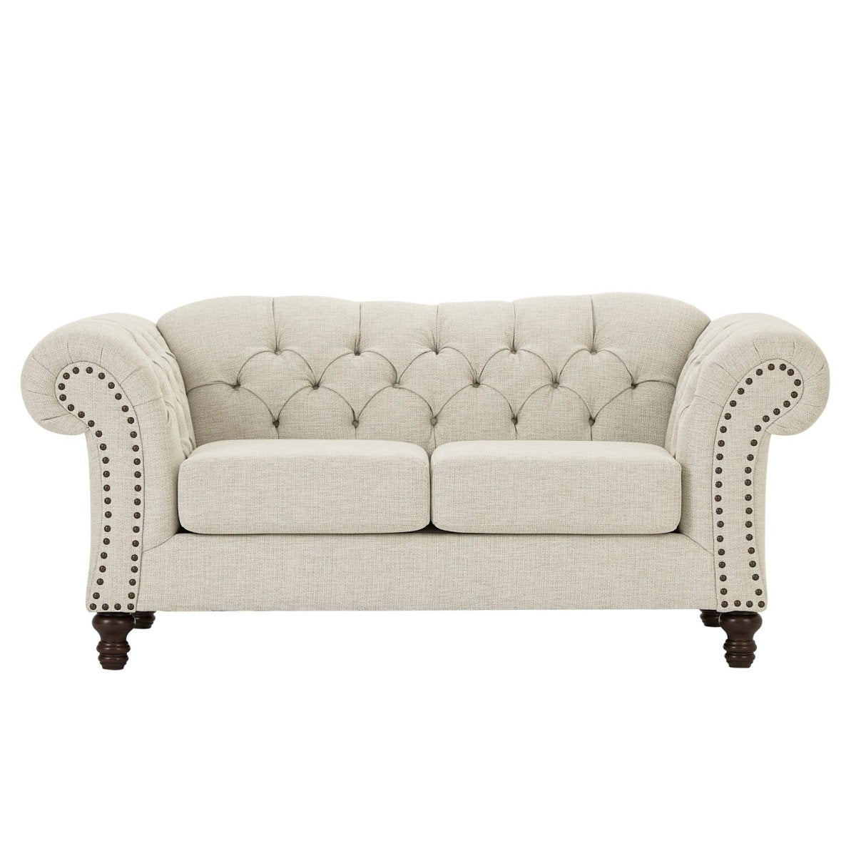 Whitmore - Loveseat - Khaki Beige Stationary Loveseats by New Classic - Walls Furniture & Mattress