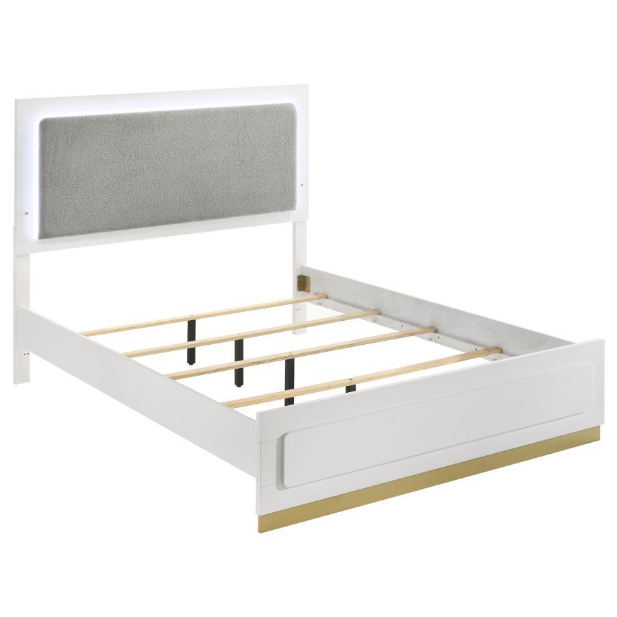 Caraway - Wood LED Panel Bed Upholstered Beds by Coaster Fine Furniture - Walls Furniture & Mattress