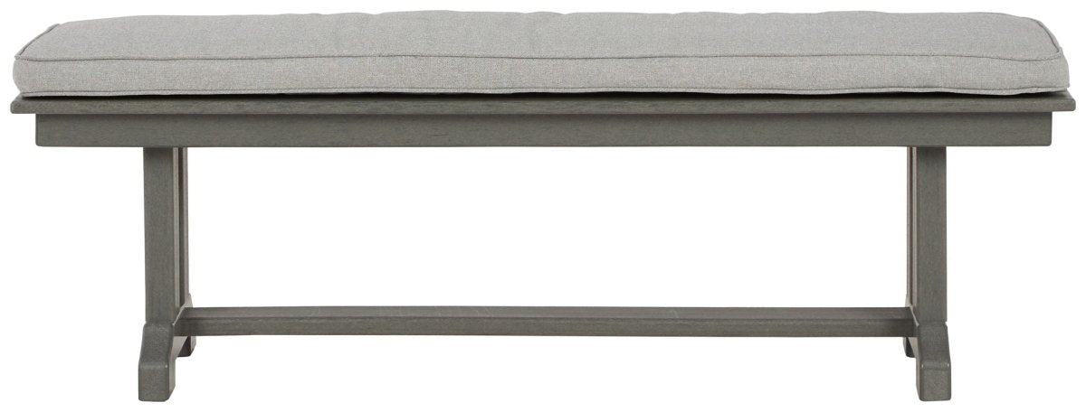 Visola - Bench with Cushion - Gray Benches by Signature Design by Ashley® - Walls Furniture & Mattress