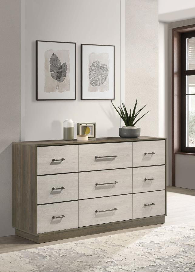 Fenwick - 9 - Drawer Dresser Dressers by Coaster Fine Furniture - Walls Furniture & Mattress
