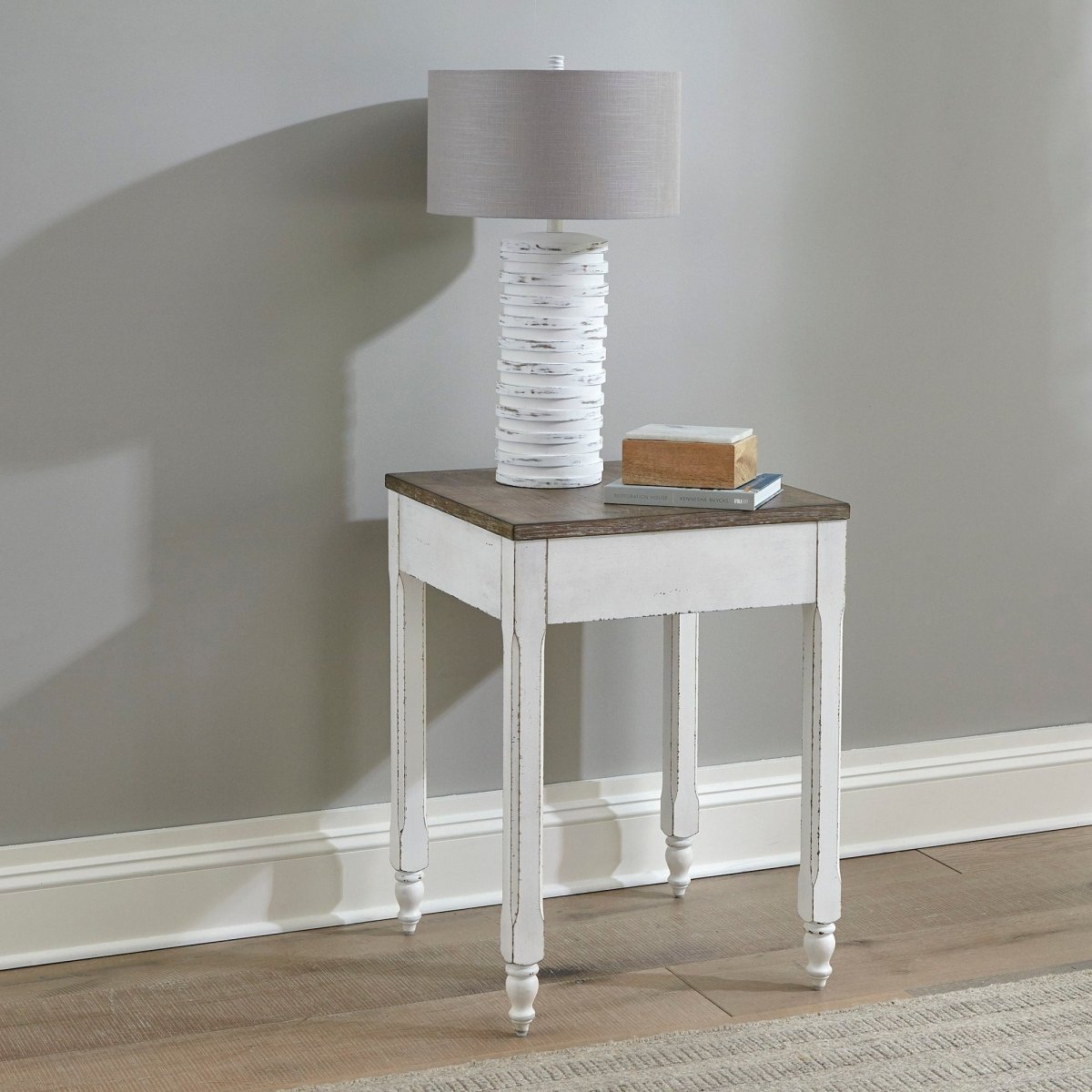 Magnolia Manor - Corner Filler - White Corner Desks by Liberty Furniture - Walls Furniture & Mattress
