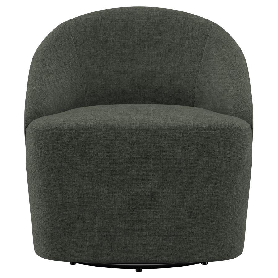 Leon - Upholstered Barrel Accent Swivel Chair Swivel Chairs by Coaster Fine Furniture - Walls Furniture & Mattress